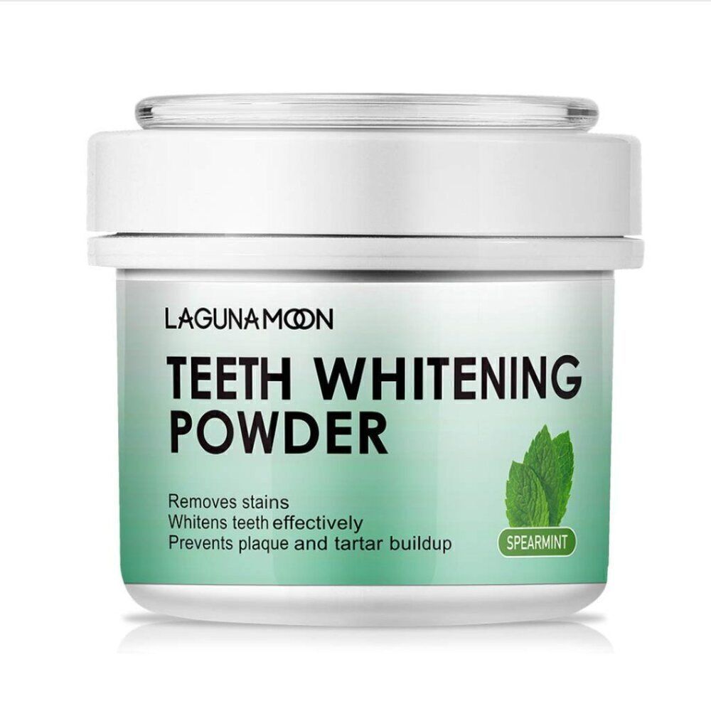 NEW Teeth Whitening Powder 50g Bright Pearl Spearmint Flavor Natural Toothpaste